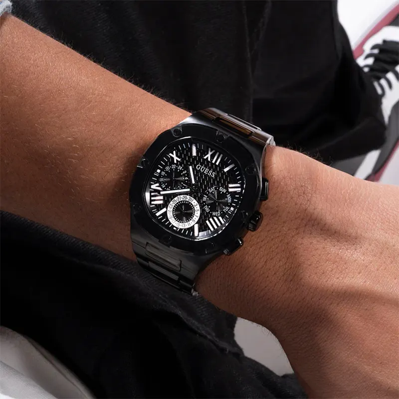 Guess Headline Multifunction Grey Dial Men’s Watch | GW0572G3